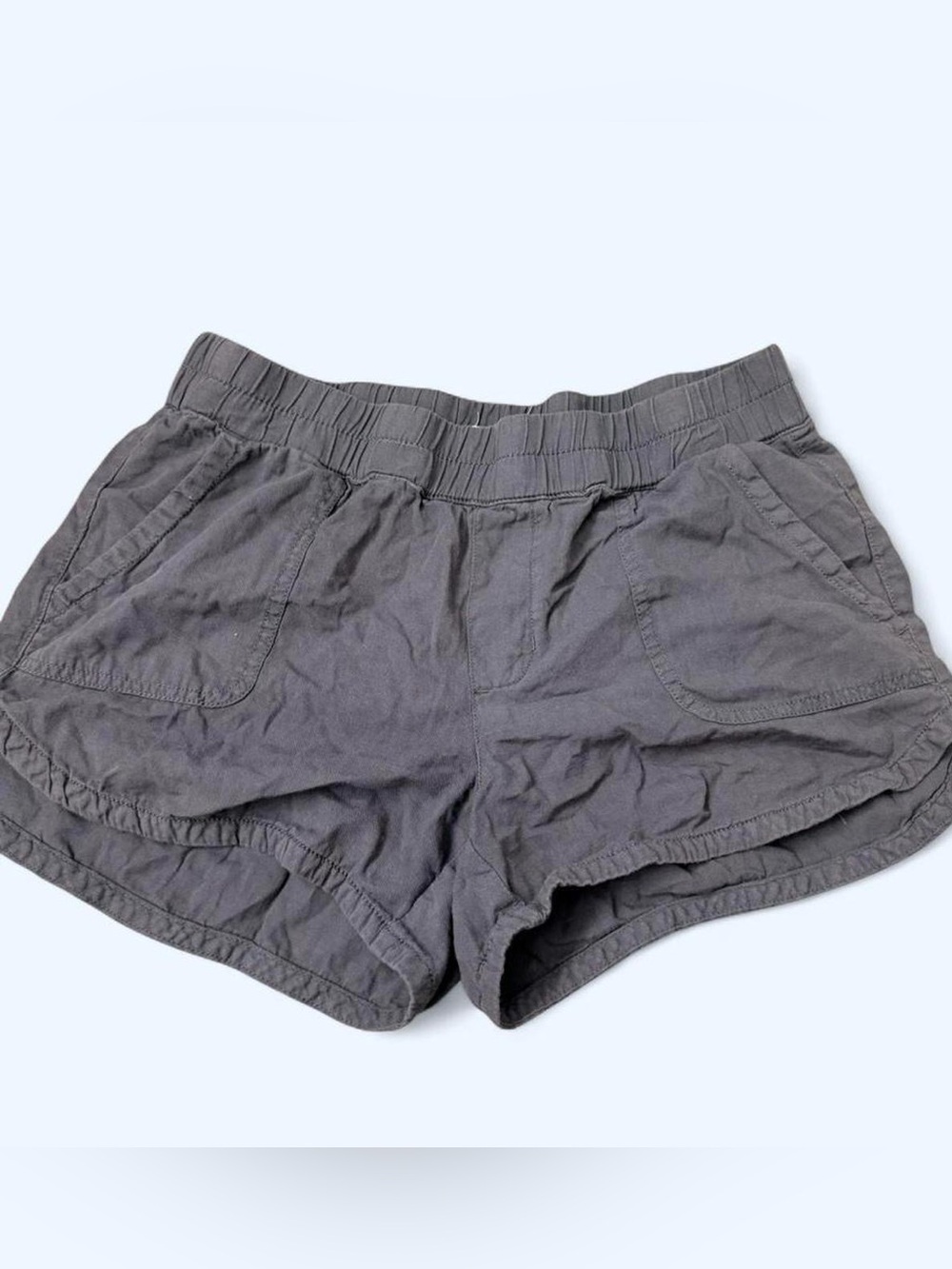 Maurices Gray Elastic-Waist Casual Athletic Shorts